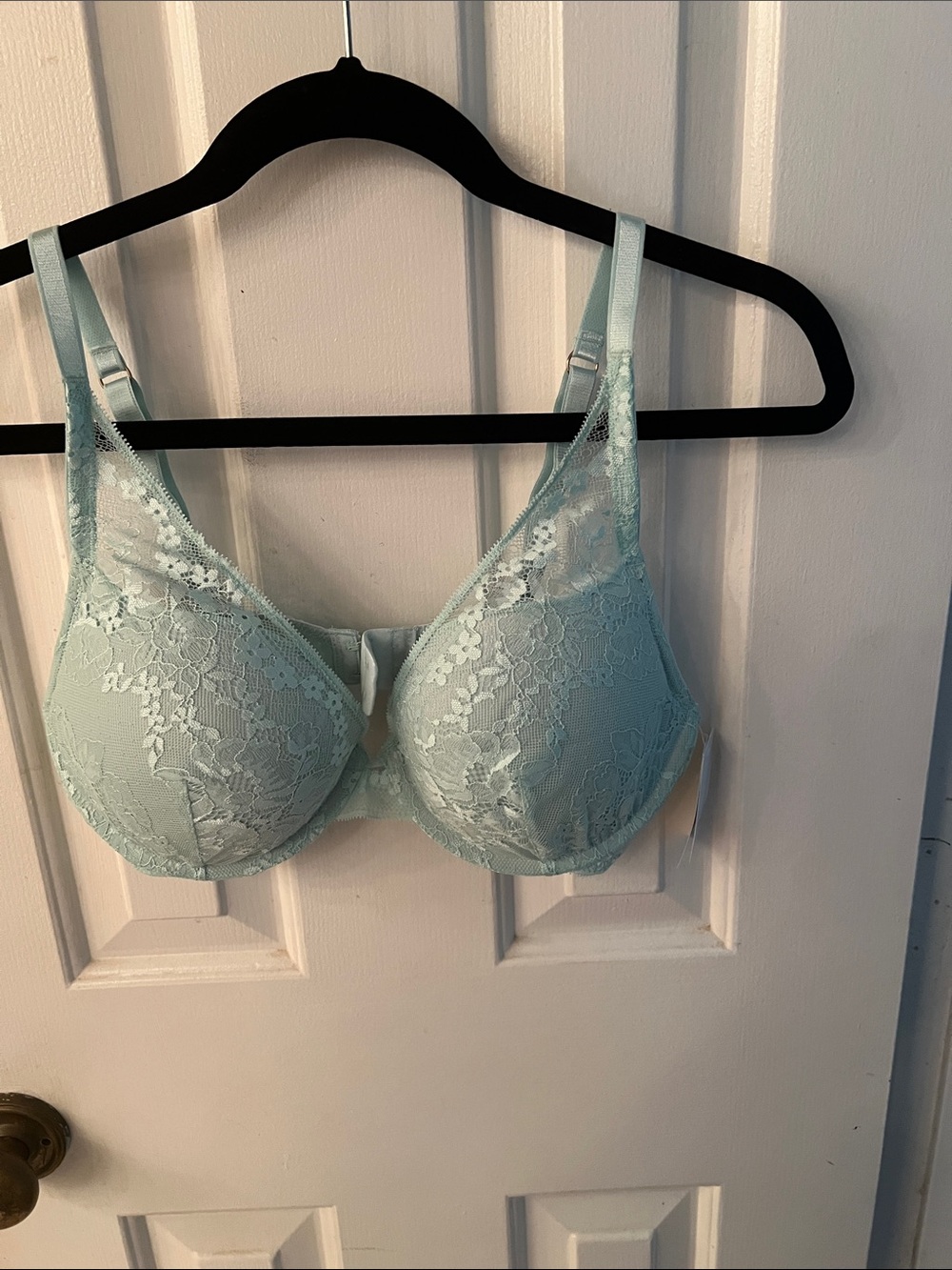 Auden Light Aqua Lace Underwire Bra
